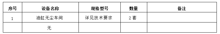 无尘车间招标通告